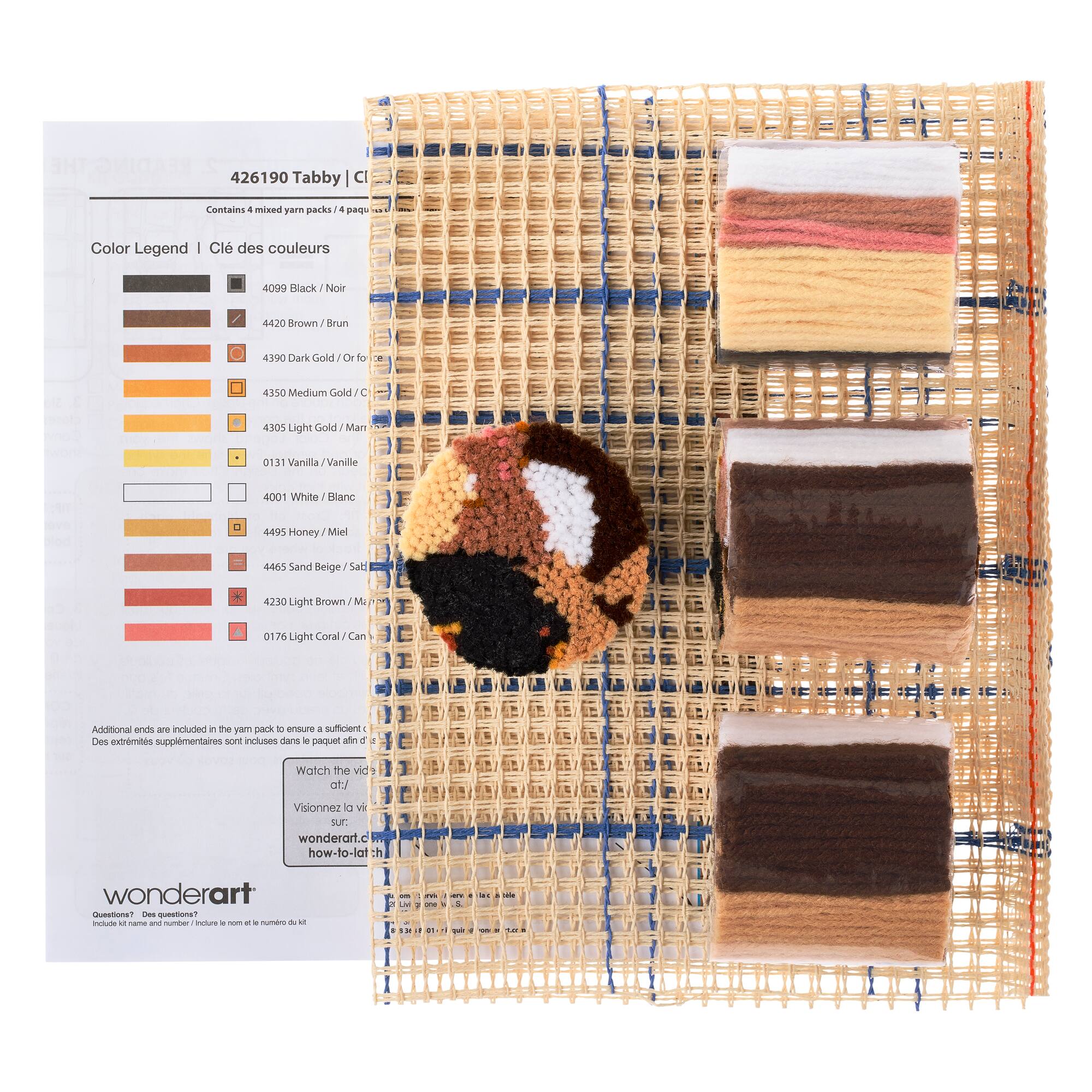 Wonderart® Tabby Latch Hook Kit